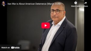 Iran War is About American Deterrence (March 2026)