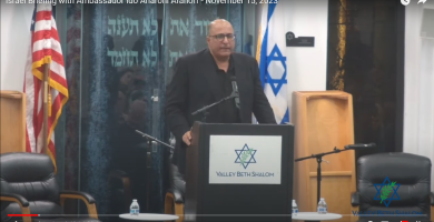 Israel Briefing with Ambassador Ido Aharoni Aranoff - November 15, 2023